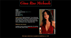 Desktop Screenshot of ginaraemichaels.com